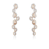 Regalia Baguetta Diamond Earrings