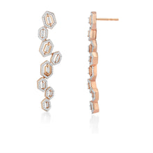 Load image into Gallery viewer, Regalia Baguetta Diamond Earrings
