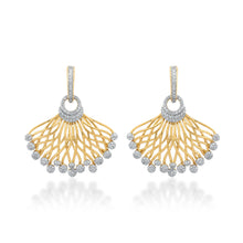 Load image into Gallery viewer, Starring You Golden Bloom Diamond Earrings
