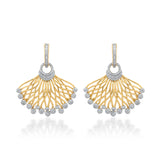Starring You Golden Bloom Diamond Earrings