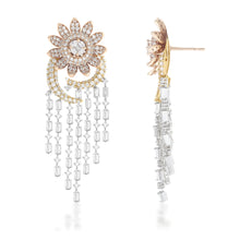 Load image into Gallery viewer, Freeflowing Lobelia Diamond Earrings*
