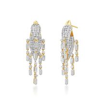 Load image into Gallery viewer, Freeflowing Glide Diamond Earrings
