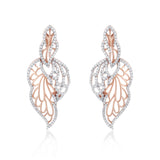 Skyward Bound Feathered Diamond Earrings