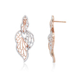 Skyward Bound Feathered Diamond Earrings