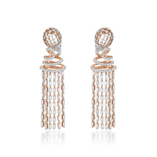 Load image into Gallery viewer, Freeflowing Rivulet Diamond Earrings
