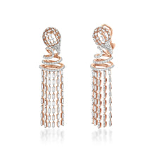 Load image into Gallery viewer, Freeflowing Rivulet Diamond Earrings
