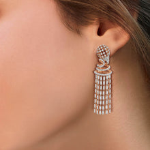 Load image into Gallery viewer, Freeflowing Rivulet Diamond Earrings
