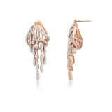 Freeflowing Sway Diamond Earrings