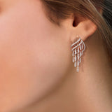 Freeflowing Sway Diamond Earrings