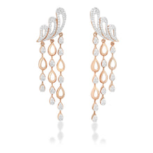 Load image into Gallery viewer, Freeflowing Torrent Diamond Earrings
