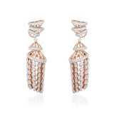 Freeflowing Pirouette Diamond Earrings