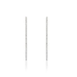 Circled Horseshoe Diamond Earrings