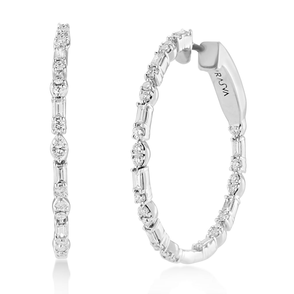 Circled Carwen Diamond Earrings*