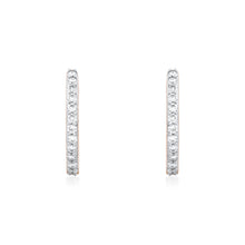 Load image into Gallery viewer, Circled Cirque Diamond Earrings
