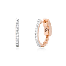 Load image into Gallery viewer, Circled Cirque Diamond Earrings
