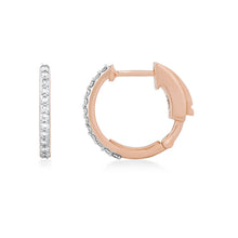 Load image into Gallery viewer, Circled Cirque Diamond Earrings
