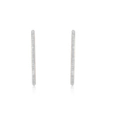Circled Loop Diamond Earrings