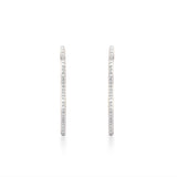 Circled Penta Diamond Earrings