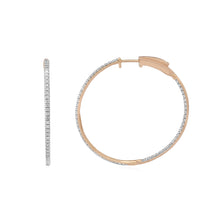 Load image into Gallery viewer, Circled Wisp Diamond Earrings

