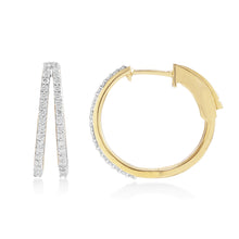 Load image into Gallery viewer, Circled Ezhal Diamond Earrings*
