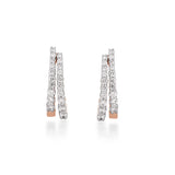 Circled Twice Diamond Earrings