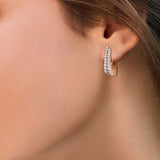 Circled Twice Diamond Earrings
