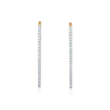 Circled Tria Diamond Earrings