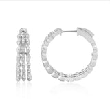 Circled Complete Diamond Earrings