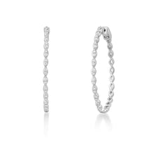 Load image into Gallery viewer, Circled Trimmed Diamond Earrings
