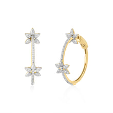 Load image into Gallery viewer, Circled Links Diamond Earrings
