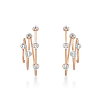 Load image into Gallery viewer, Circled Labyrinth Diamond Earrings
