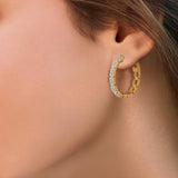 Circled Friend'S Diamond Earrings