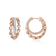 Load image into Gallery viewer, Circled Sequence Diamond Earrings
