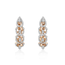Load image into Gallery viewer, Circled Entwined Diamond Earrings
