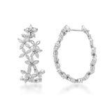 Circled Crown Diamond Earrings