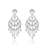 Freeflowing Waterfall Diamond Earrings