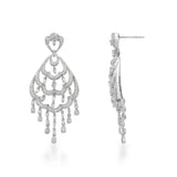Freeflowing Waterfall Diamond Earrings