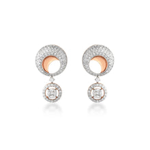 Load image into Gallery viewer, One Circlet Diamond Earrings
