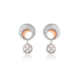One Circlet Diamond Earrings