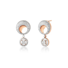 Load image into Gallery viewer, One Circlet Diamond Earrings
