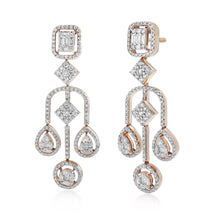 Load image into Gallery viewer, One Sunniva  Diamond Earrings*
