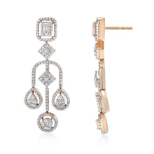 Load image into Gallery viewer, One Sunniva  Diamond Earrings*
