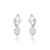 One Winged Diamond Earrings