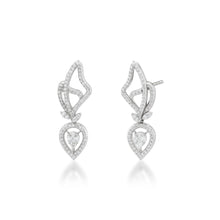 Load image into Gallery viewer, One Winged Diamond Earrings
