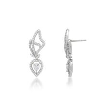 Load image into Gallery viewer, One Winged Diamond Earrings
