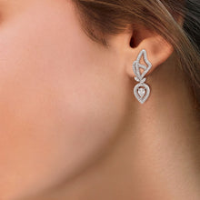 Load image into Gallery viewer, One Winged Diamond Earrings

