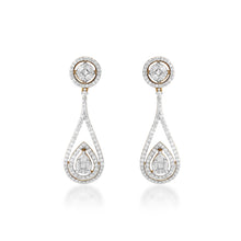 Load image into Gallery viewer, One Dewdrop Diamond Earrings
