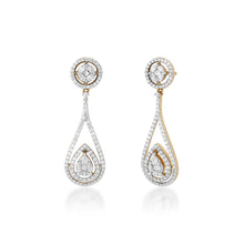 Load image into Gallery viewer, One Dewdrop Diamond Earrings

