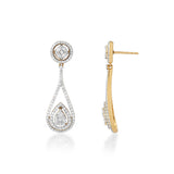 One Dewdrop Diamond Earrings