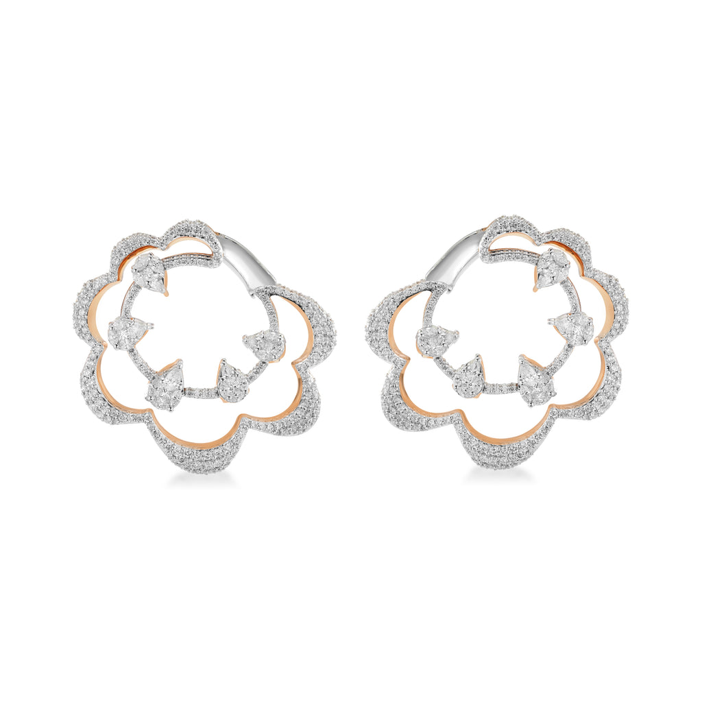 One Fennel Diamond Earrings*